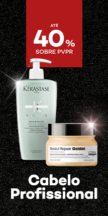 Produtos de Gamas Profissionais com destaque promocional de até 40% sobre preço de Venda ao Público Recomendado